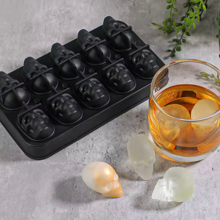 π Skull Ice Mold