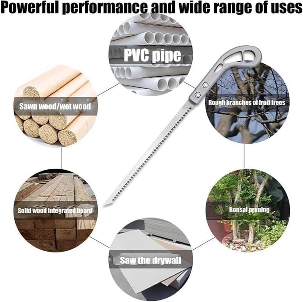 NewShark Portable Outdoor Hand Saw, Mini Camping & Gardening Saw