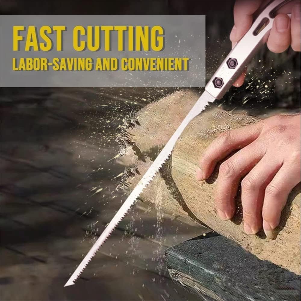NewShark Portable Outdoor Hand Saw, Mini Camping & Gardening Saw